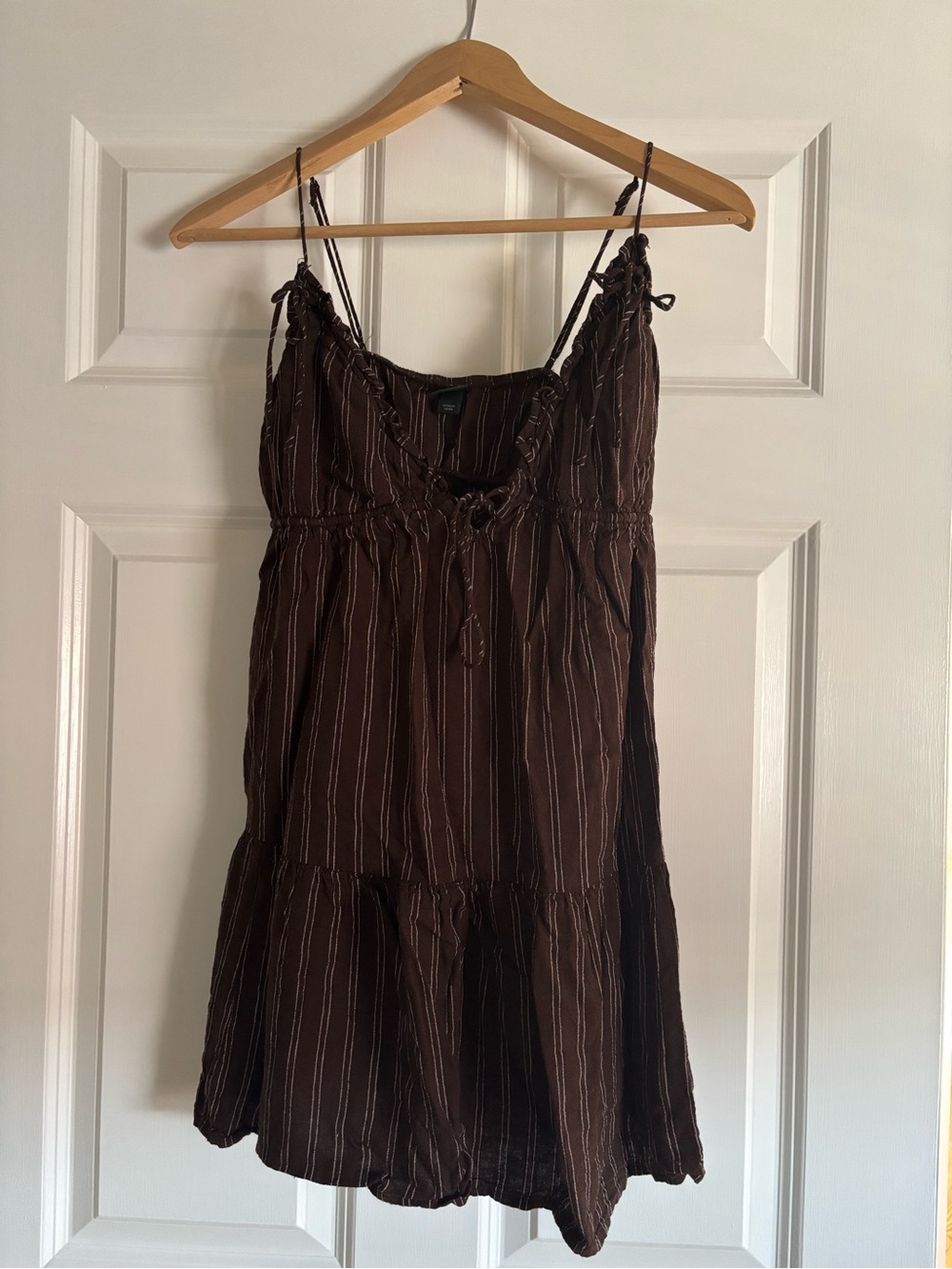 wild fable Brown Striped Mini Dress
